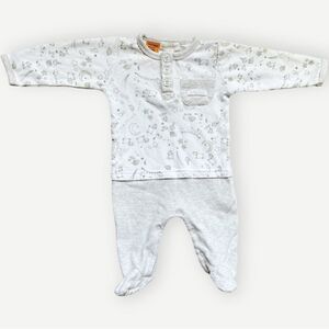 Pumpkin Patch Baby Infant Long Sleeve One Piece Footie Pajamas. PJs. 0-3 Months.